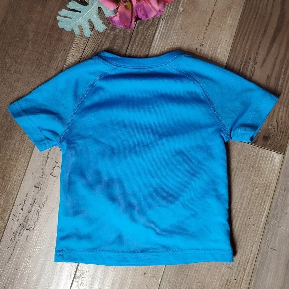 Carter's Size 12m Blue Baby Boy Baseball Athletic T-Shirt EUC